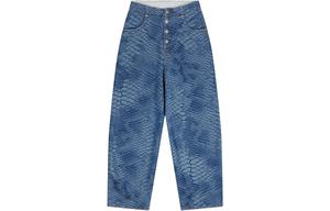 Джинсы женские Mm6 Maison Margiela с узором, синий