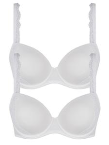 Бюстгальтер с косточками Nina von C. 2er Pack Schalen BH, цвет Weiss Weiss