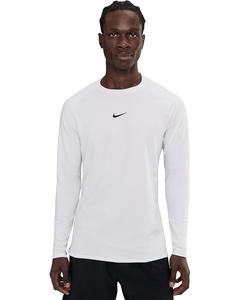 Мужская футболка Nike Pro Top Warm Long Sleeve Crew, White/Black