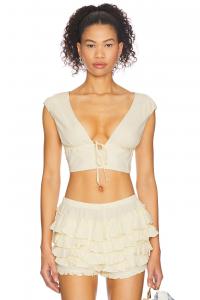 Топ Kaylor Majorelle, baby yellow