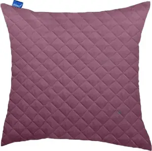 Подушка из микрофибры 40x105 см. Чехол из розового пике. Kam-Pol