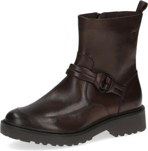 Женские низкие ботинки Caprice, Dk Brown Nappa