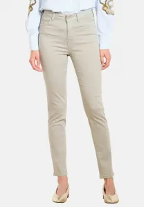 Джинсы с высокой талией и зауженным кроем Lolaliza, Khaki Faded