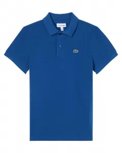Поло из пикейной ткани для мальчика Lacoste, синий