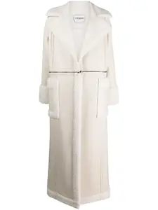 Однобортное пальто с молнией Iceberg, белый