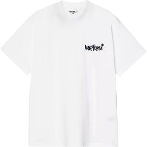 Футболка Wiptopia Script Carhartt WIP, белый