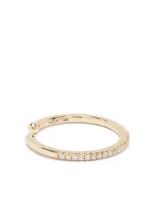 Серьга-кафф Sea of Beauty из желтого золота с бриллиантами Mizuki, золотой