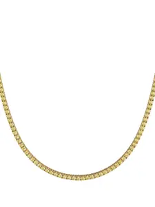 Колье Elara из переработанного желтого золота с бриллиантами VEYNOU, желтый