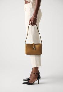 Сумка AUTOGRAPH PADLOCK POUCH KARL LAGERFELD, серо-коричневый