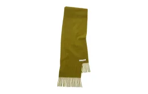 Acne Studios Вязаный шарф Unisex Olive Green
