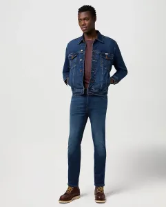 Мужские джинсы Vaquero Larston с узкой посадкой на бедре и средней талией Wrangler, темно-синий