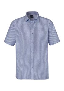 Рубашка на пуговицах классического кроя JOHN DEVIN, темно-синий