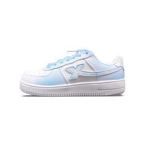 XTEP Кроссовки Air Force One с низким верхом, противоскользящие, износостойкие, женские, светло-синие