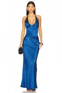 Макси-платье Asada от Runaway The Label, midnight