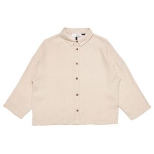 Женская льняная рубашка с рукавами 3/4 - блузка Mazine, Moon