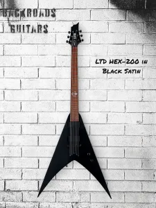 ESP LTD HEX-200 в черном сатине