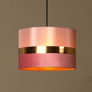 Подвесной светильник Lucide Tusse, лен - лосось