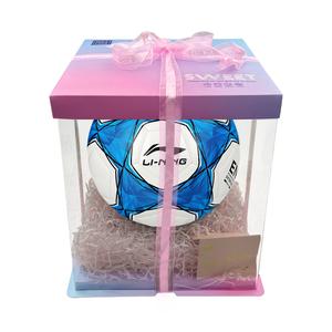 LINING Футбольный мяч размер 5 TPU с машинной строчкой unisex белый, blue