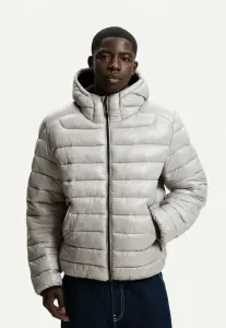 Легкая зимняя пуховая куртка Bershka, Grey