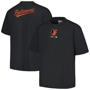 Мужская футболка с талисманом Baltimore Orioles в черном цвете Unbranded