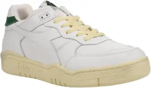 Мужские кроссовки Diadora B.560 Cork Used Italia на шнуровке повседневные - белые, белый