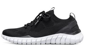 Кроссовки Overhaul Running Shoes Men Mid Top Black/white Skechers