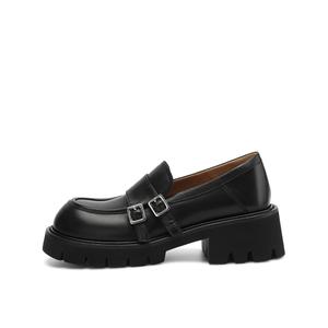 BOERDIQI Лоферы женские черные 5,2 см с кожаной стелькой, цвет Black (Cow Leather Insole)