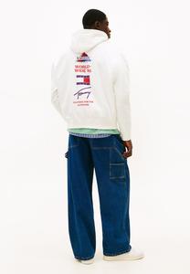 Худи Tommy Jeans DNA PLAY, Ecru/Off-White