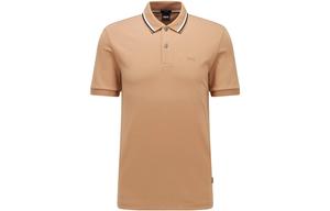 Облегающая поло HUGO BOSS, бежевый