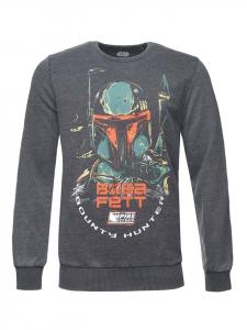 Толстовка Re:Covered Sweatshirt Star Wars Boba Fett, серый