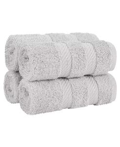 Набор полотенец American Soft Linen Edison из 100% турецкого хлопка, 4 шт, серый