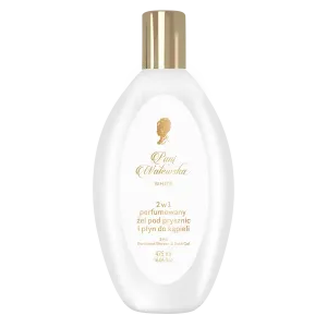 Кремовый гель для душа и жидкость для ванны 2в1, 475 мл Pani Walewska White