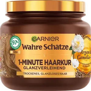 Уход за волосами 1-минутный аргановый уход Масло камелии 340мл Wahre Schätze