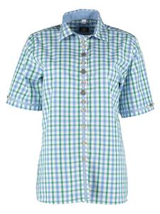 OS-Trachten Традиционная блузка Clayar средне-зеленого цвета