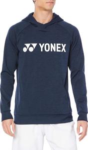 Худи Yonex 30070, приталенный крой, темно-синий
