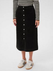 Шейла миди-юбка с пуговицами Part Two, Black