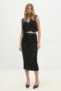 Блузка и юбка Answear Lab, черный