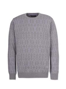 Пуловер HONESTY RULES Strick Art Deco, серый