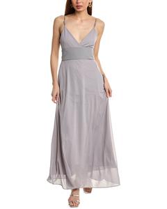 Платье макси Emporio Armani, серый