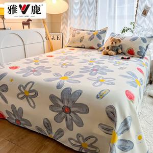 Yalu Простыня на резинке 180 см, 230х230 см, хлопок, цвет Blueberry Berry