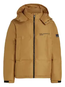 Пуховик с капюшоном Karl Lagerfeld Jeans, нейтральный