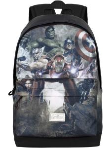 Marvel Рюкзак 'The Avengers Troupe' в черном цвете