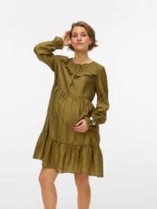 MAMALICIOUS Платье 'MLRAMY' в зеленом цвете