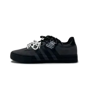 Adidas Daily 4.0 Compact Abrasion Resistant Low top Skateboard Shoes Unisex Black