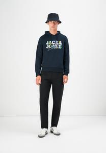 Худи Jack & Jones JJGEPLAS SWEAT HOOD 2 PACK, Dark Blue/White/Dark Blue