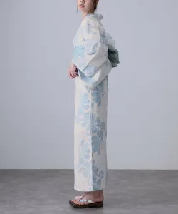 Юката из двух частей для женщин, легко надевается самостоятельно, состоит из отдельных частей, стирается, с поясом оби, подходит для женщин старше 40 лет.