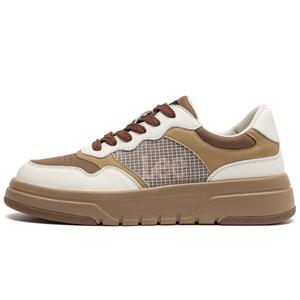 Lee Дышащие низкие скейтерские кроссовки для увеличения роста мужские карамельные, цвет Caramel