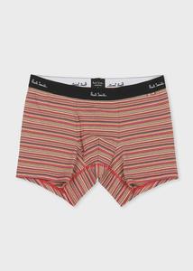 Боксерские шорты в полоску, размер XL Paul Smith, цвет Red