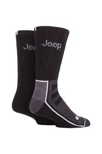 2 пары эксклюзивных носков для ботинок из бамбука Jeep, серый