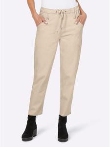 Джинсы песочного цвета Heine